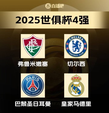 独缺曼城皇车巴黎占三席，近5届欧冠冠军仅曼城没进世俱杯4强